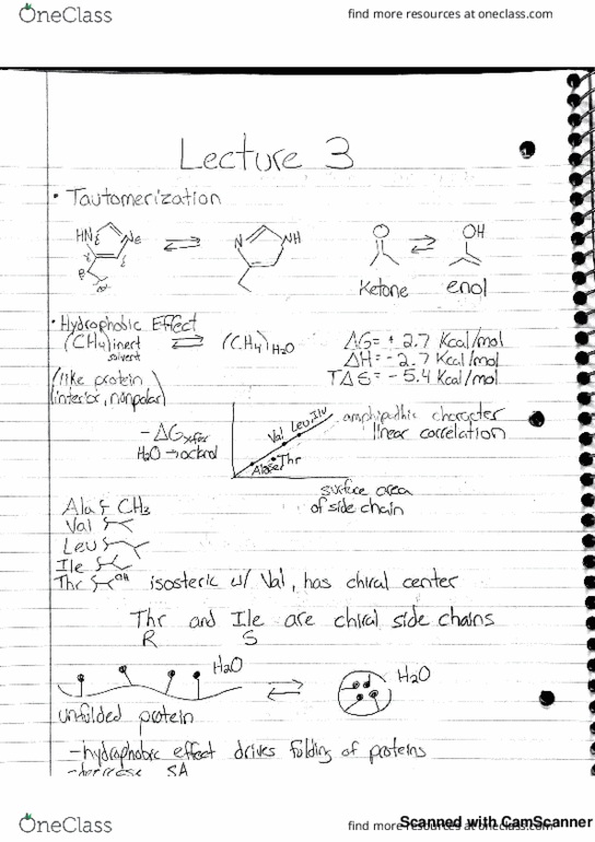 CHEM 251 Lecture 3: Protein Structure thumbnail
