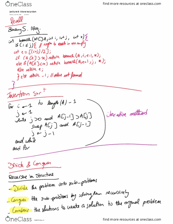 COMP 250 Lecture 9: COMP250-Lecture9 thumbnail