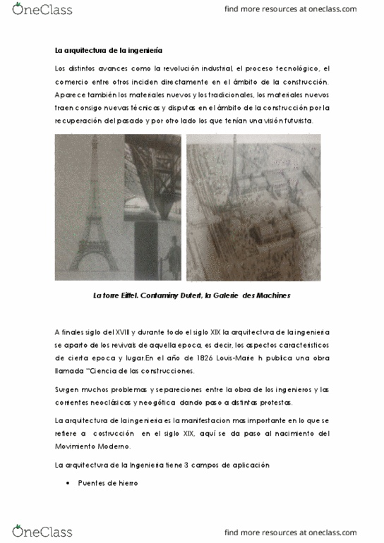DES102 Lecture Notes - Lecture 7: Galerie Des Machines, Garnier thumbnail