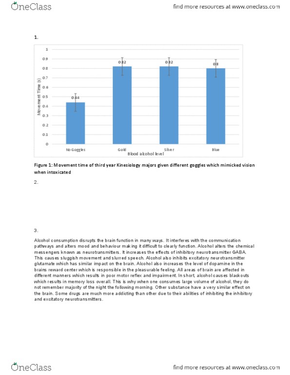 KINE 3020 Lecture Notes - Blood Alcohol Content thumbnail