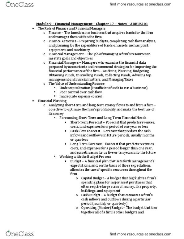 AFM131 Lecture Notes - Lecture 9: Debenture, Tax Deduction, Retained Earnings thumbnail