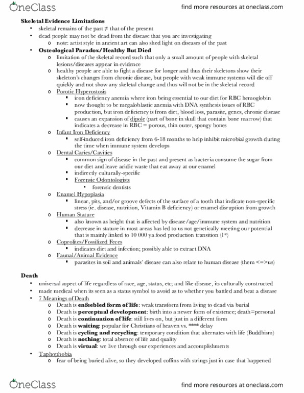 ANTHROP 1AA3 Lecture Notes - Lecture 4: Ageism, Squatting Position, Historical Trauma thumbnail