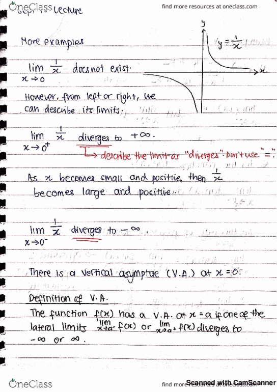 MATH 100 Lecture 4: Further Limit Laws 7 Sept 2018 cover image