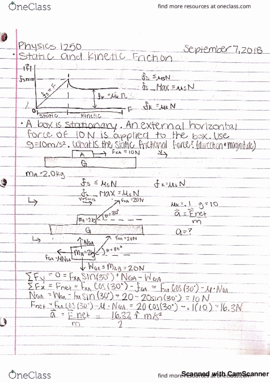 PHYSICS 1250 Lecture 9: Physics 1250 - Lecture 9 cover image