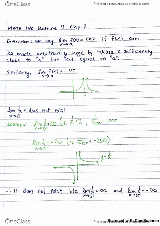 MATH 140 Lecture 4: Math 140 Lecture 4 Notes! cover image