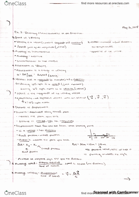 PHY 110 Lecture 2: Describing Motion thumbnail