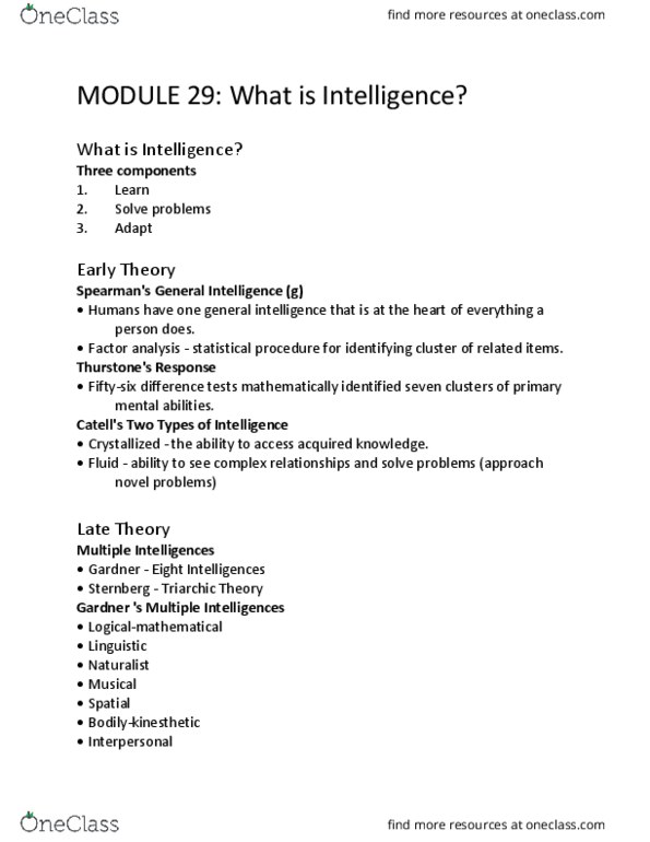 PSYC-1000 Lecture Notes - Lecture 29: David Wechsler, Factor Analysis, Lightning thumbnail