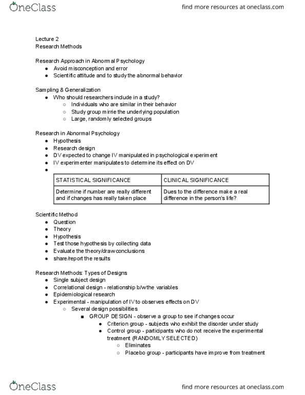 PSY 322 Lecture Notes - Lecture 2: Twin Study, Twin thumbnail