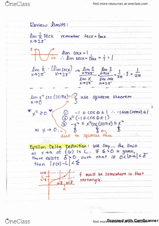 MATH 140 Lecture 5: Notes part 2 cover image