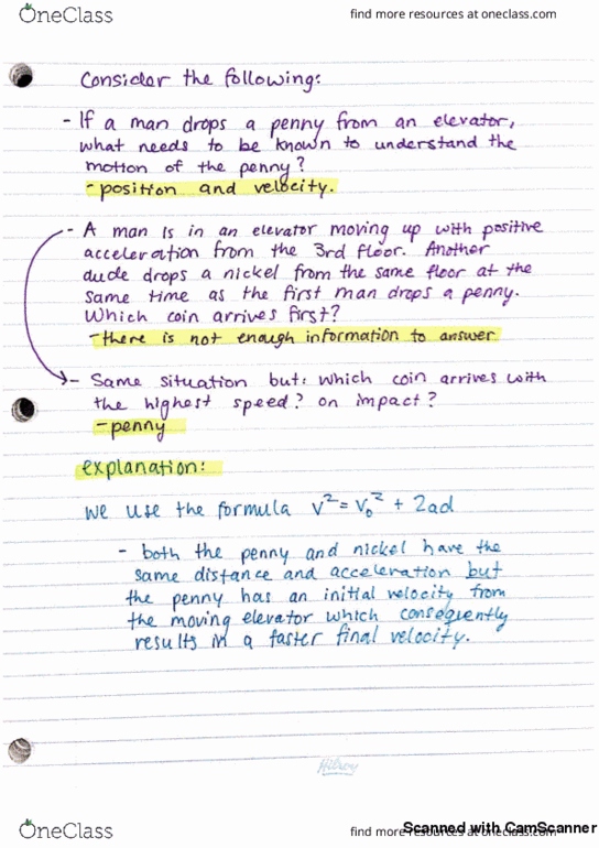 PHYS 131 Lecture 5: part 3 cover image