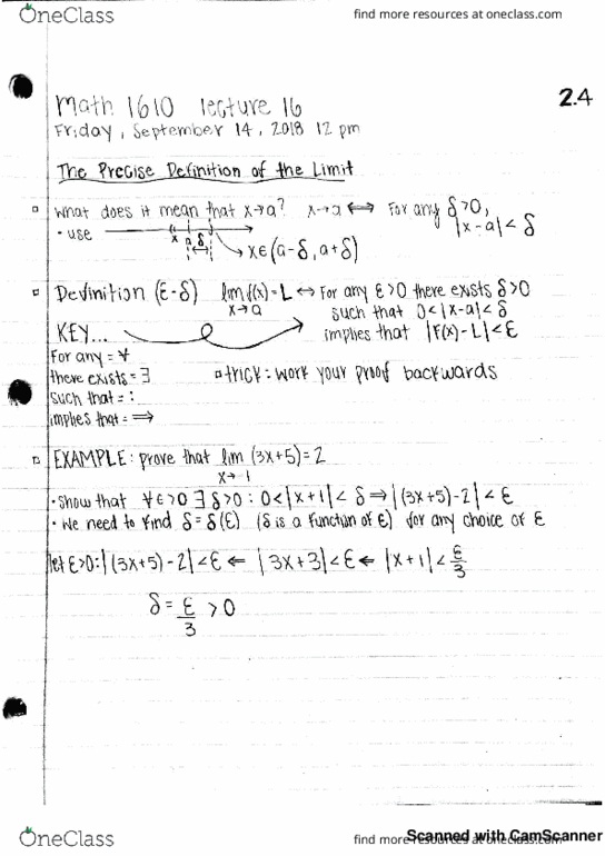 MATH 1610 Lecture 16: MATH 1610 Lecture 16 cover image