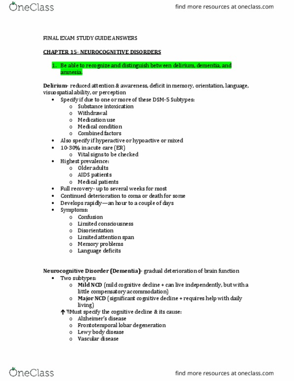 abnormal psychology questions and answers abnormal psychology past papers