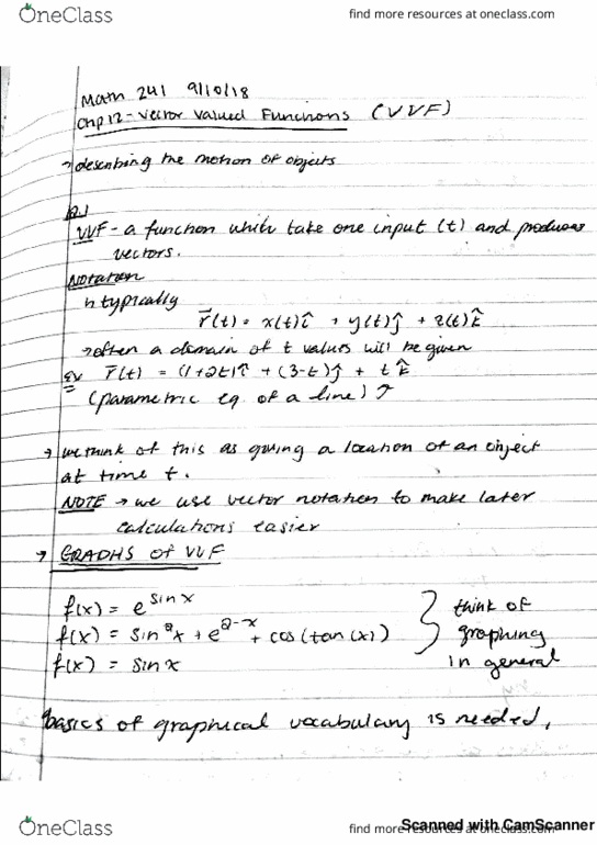 MATH 241 Lecture 12: VVF thumbnail