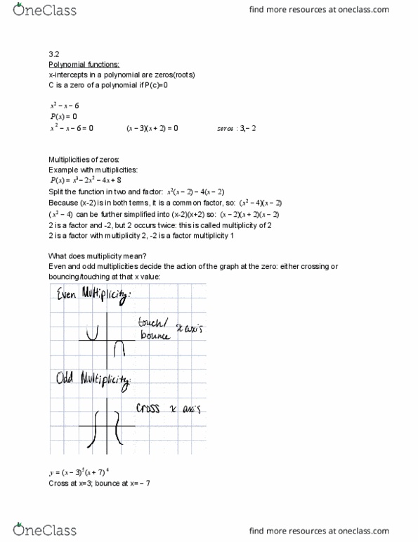 MATH 1150 Lecture Notes - Lecture 7: Coefficient thumbnail
