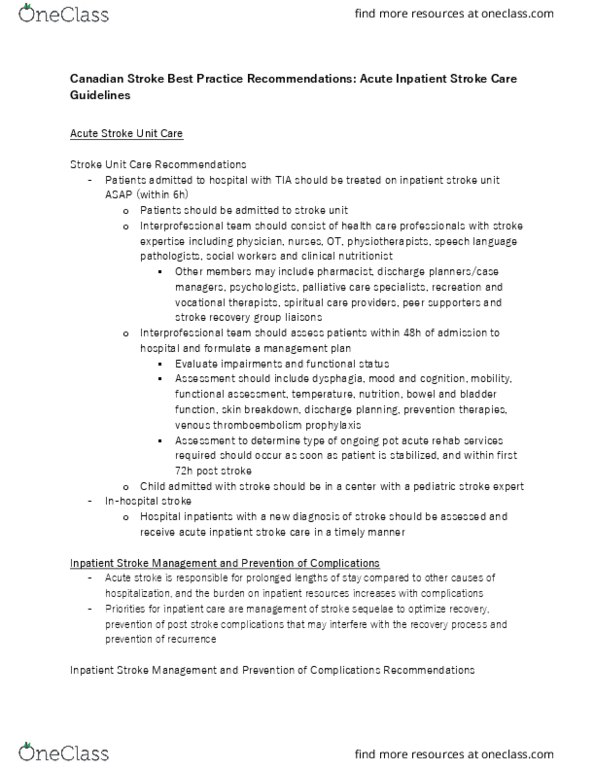 NURSING 2MM3 Chapter Notes - Chapter 1: Long-Term Care, Stroke Recovery, Surrogate Decision-Maker thumbnail