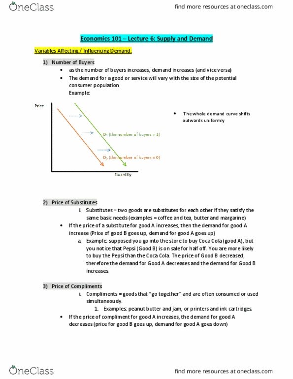 ECON101 Lecture Notes - Lecture 6: Reservation Wage, Sports Game, Margarine cover image