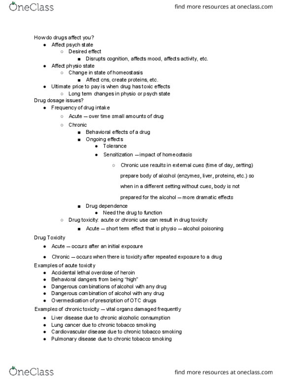 PSYC 1250 Lecture Notes - Lecture 4: Cardiovascular Disease, Chronic Toxicity, Respiratory Disease thumbnail