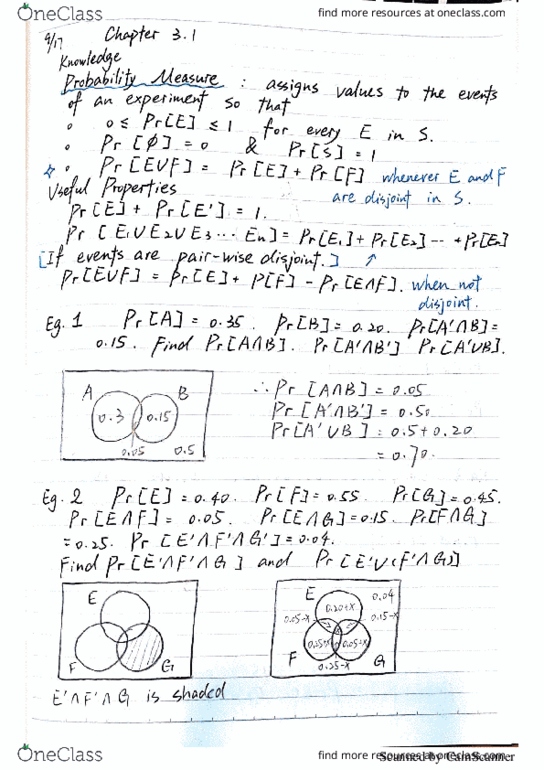 MATH-M 118 Lecture 13: Lecture-M118-Probability Measure cover image