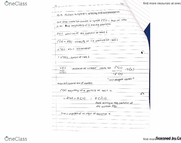 MTH 234 Lecture 8: MTH234, lecture 8 thumbnail