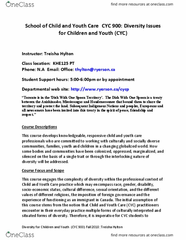 CYC 900 Lecture Notes - Lecture 1: American Indian Quarterly, Canadian Charter Of Rights And Freedoms, Iroquois thumbnail