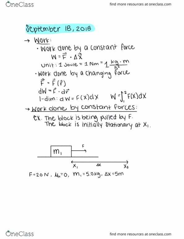 PHYSICS 1250 Lecture Notes - Lecture 13: Order Of Merit, Net Force thumbnail