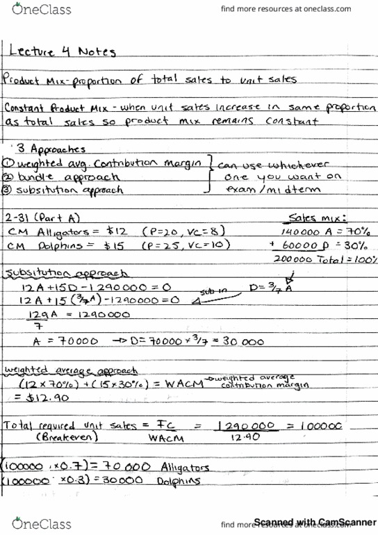 BU247 Lecture 4: Product Mix and Breakeven thumbnail