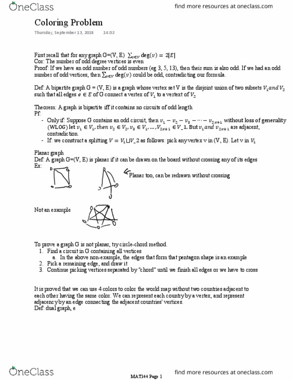 MAT344H1 Lecture Notes - Lecture 3: If And Only If, Dual Graph, Pentagon thumbnail