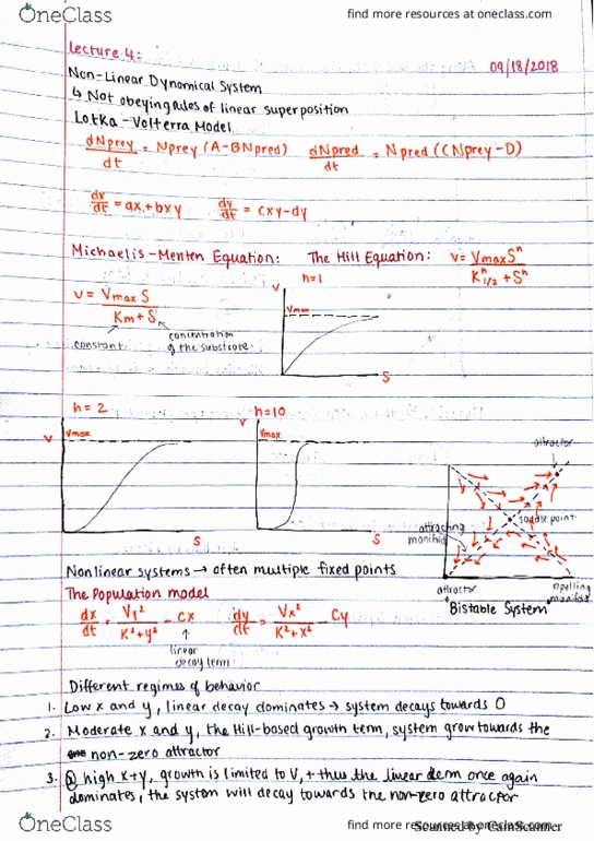 AMS 333 Lecture 4: Lotka-Volterra Model, Michaelis-Menten and Hill Equation thumbnail