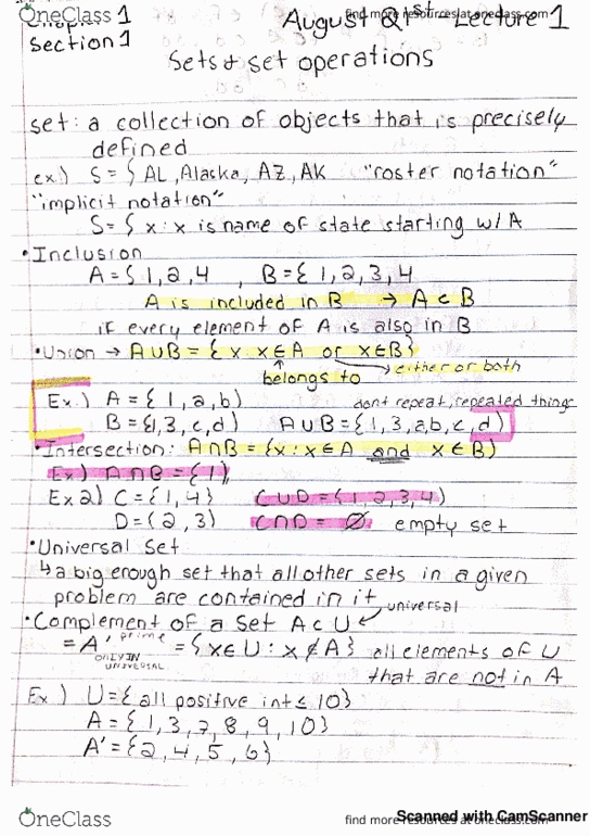 MATH-M 118 Lecture 1: MATH NOTES LECTURE 1 thumbnail