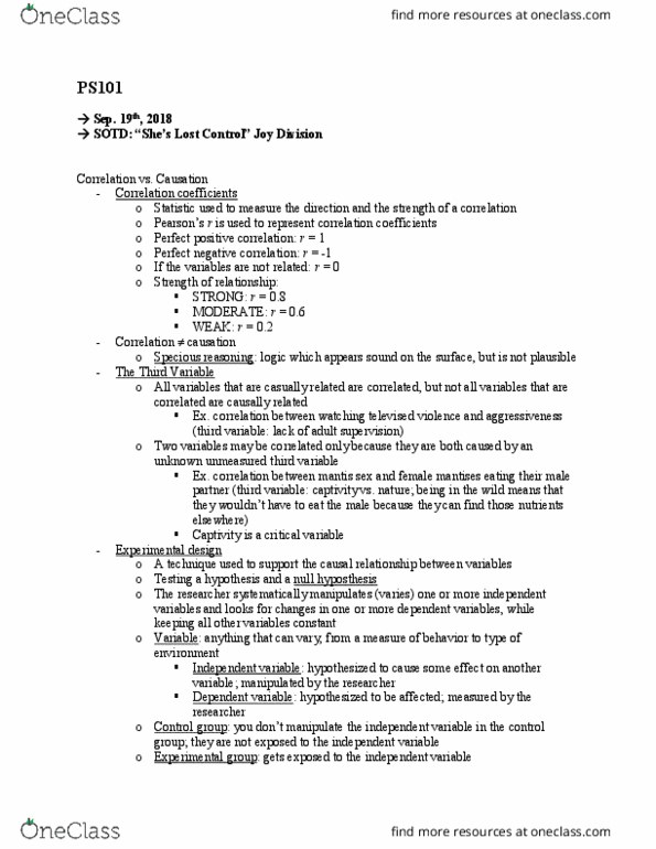 CAS PS 101 Lecture Notes - Lecture 6: Design Of Experiments, Null Hypothesis, Syphilis thumbnail