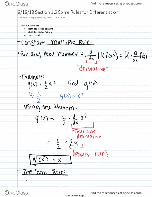 MATH221 Lecture 10: 9-19 Lecture thumbnail