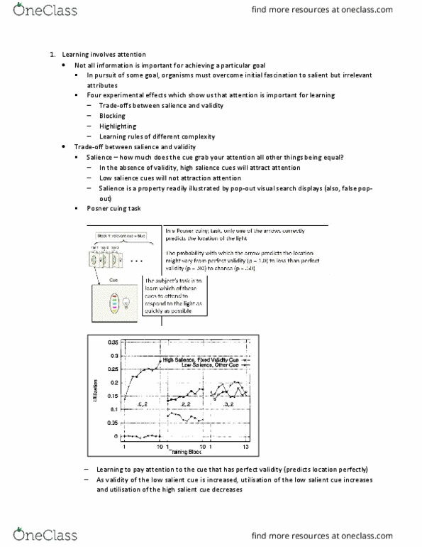 PSYC20007 Lecture Notes - Spring 2017 Lecture 4 - Causal reasoning, Classical conditioning, Bayes estimator thumbnail