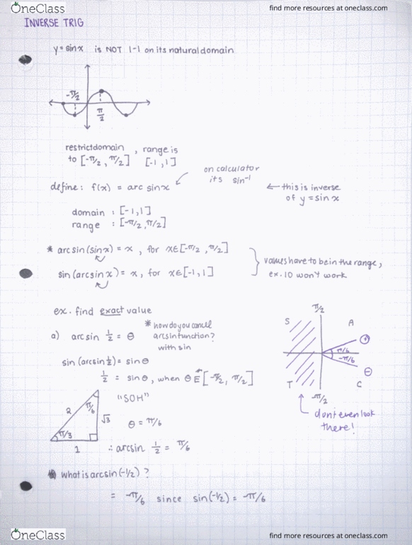 MATH 1LS3 Lecture 8: Inverse Trig + Rates of Change cover image