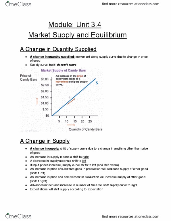 ECON 1B03 Chapter 3: Market Supply and Equilibrium thumbnail