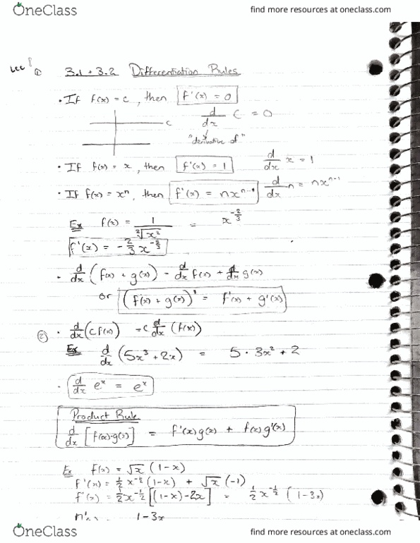 MATH 1ZA3 Lecture 8: Math1ZA3-Lecture8-DifferentiationRules cover image