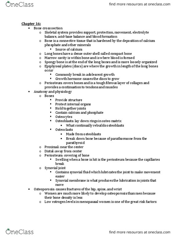 HSC 4551 Lecture Notes - Spring 2018 Lecture 16 - Uric acid, Bence Jones protein, Median nerve thumbnail