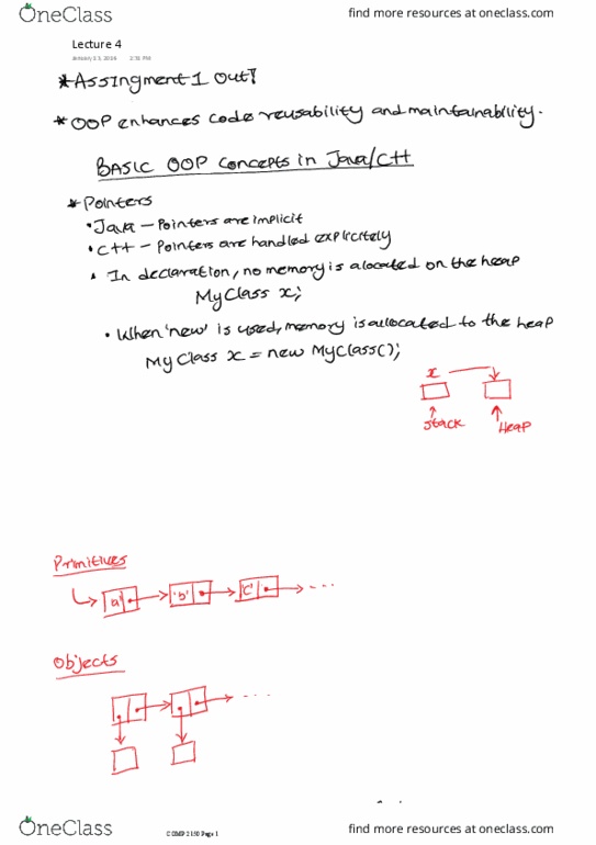 COMP 2150 Lecture 4: Lecture 4 thumbnail