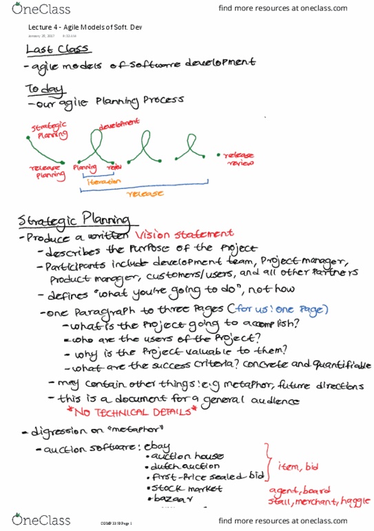COMP 3350 Lecture 4: Lecture 4 - Agile Models of Soft. Dev thumbnail