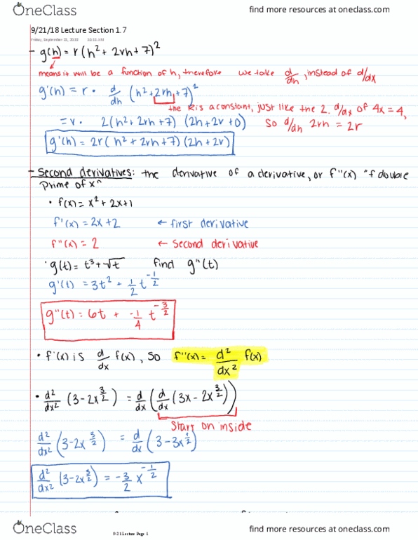 MATH221 Lecture 11: MATH 221 Lecture 11: Math221: 9-21 Lecture thumbnail