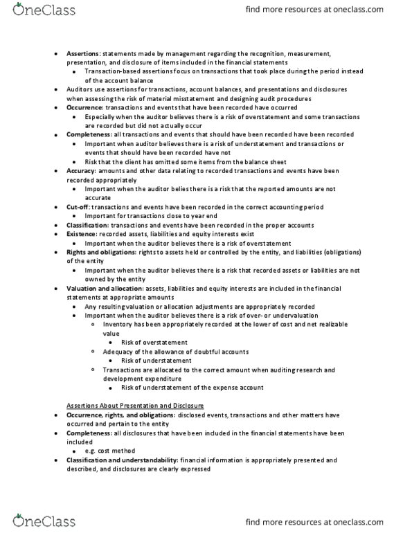 AFM202 Chapter Notes - Chapter 5: Financial Statement thumbnail