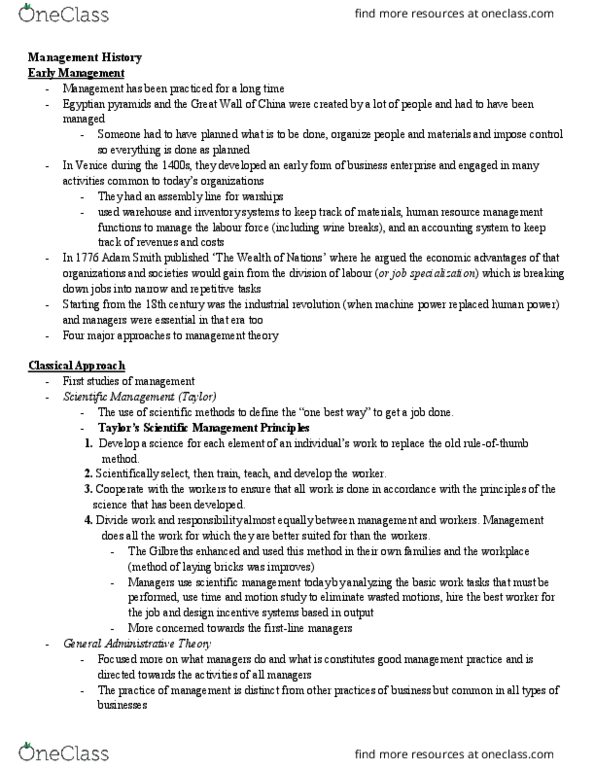 ADM 1300 Chapter Notes - Chapter 2: Morale, Human Resource Management, Egyptian Pyramids thumbnail