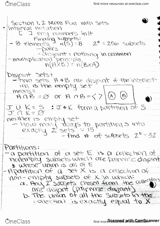 MATH-M 118 Lecture 2: M118 - Lecture 1.2 Venn Diagrams and Partitions cover image