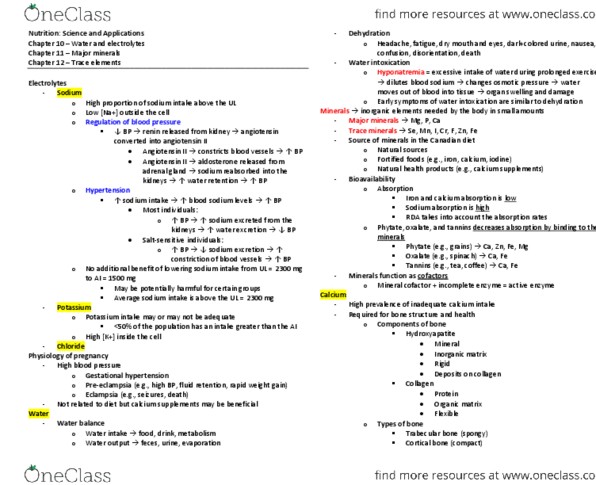 NFS284H1 Lecture Notes - Angiotensin, Bone Resorption, Absorption Edge thumbnail