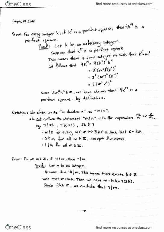 MATH135 Lecture 8: Math 135 - Lecture 8 (Sept. 19, 2018) cover image