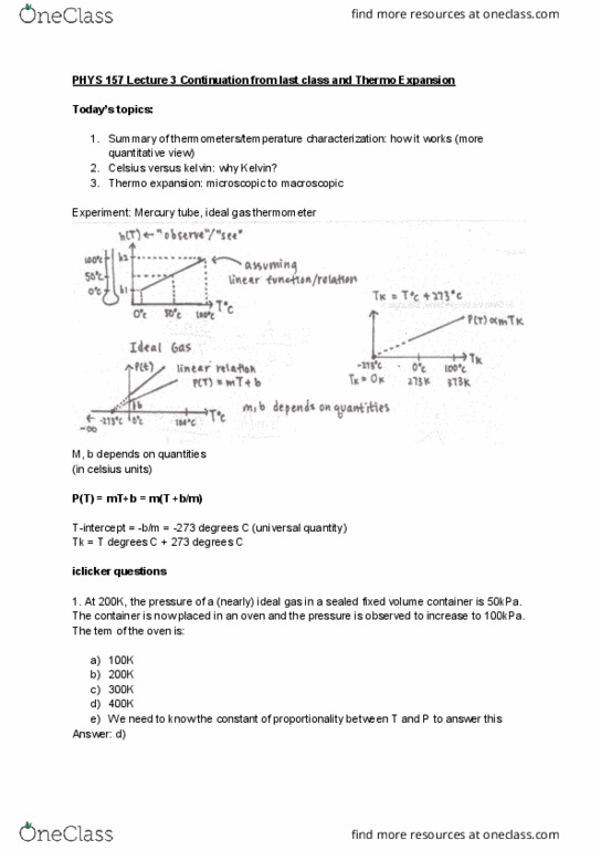 PHYS 157 Lecture Notes - Lecture 3: Gas Thermometer, Ideal Gas, Verrazano–Narrows Bridge thumbnail