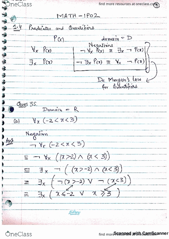 MATH 1P66 Lecture 6: Predicates and Quantifiers and NESTED QUANTIFIERS cover image