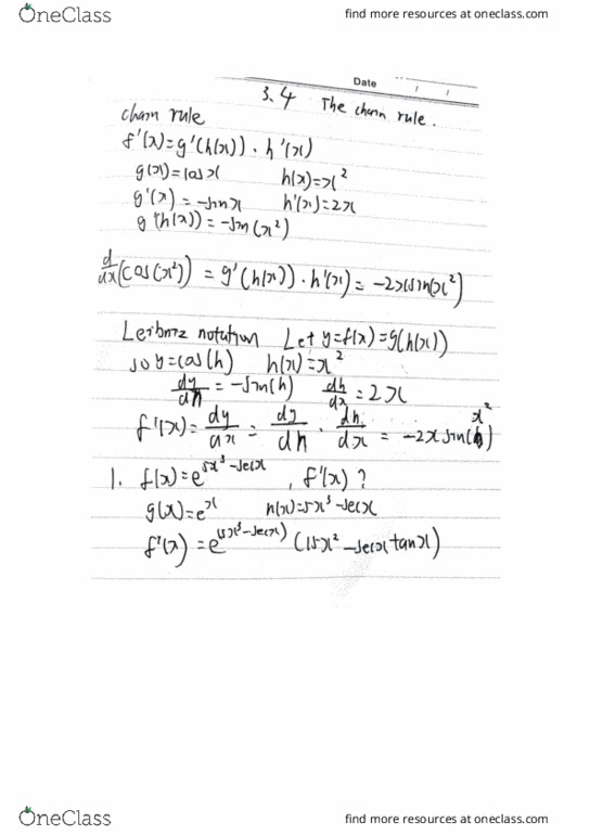 MATH 1131Q Lecture 9: Math 1131Q 3.4 note the chain rule cover image