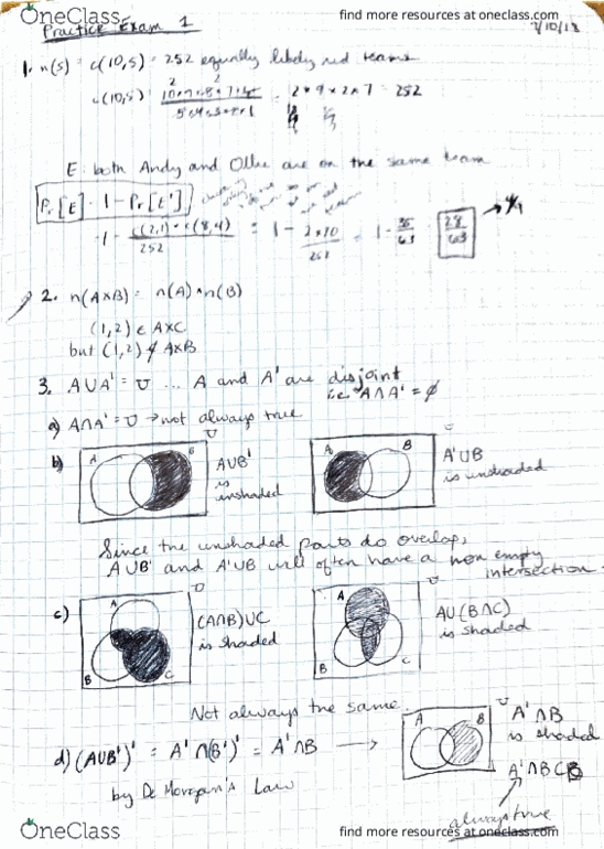 MATH-M 118 Lecture 10: Practice for Exam 1 (Sept. 10, 2018) cover image