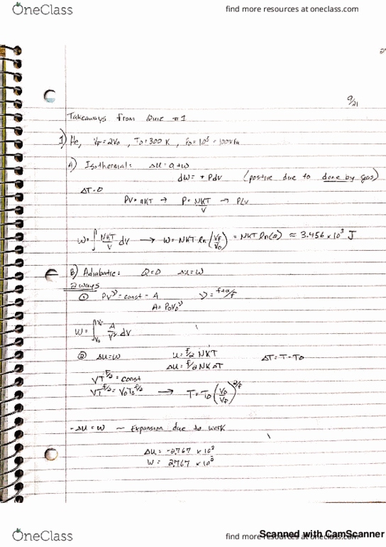 PHYS 508 Lecture 10: (Sept21) -- Chapter 2 The Second Law -- Schroeder Thermal Physics (0E) thumbnail