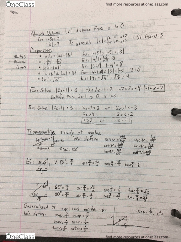 MATH114 Lecture 2: Properties and Examples of Functions cover image